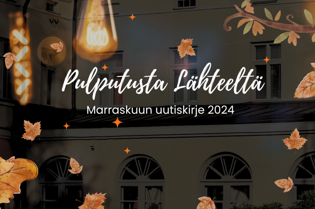 Marraskuun uutiskirje kansikuva