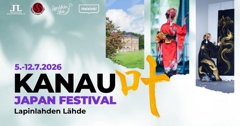 Kuva on KANAU Japan Festivalin mainoskuva