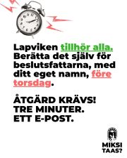 Det är dags att agera före den 17 september!
Lappvikens värdefulla kulturarv får inte behandlas enbart som en fastighetsinvestering.
Låt oss tillsammans hjälpa beslutsfattarna att undvika misstag och bygga ett Helsingfors som vi kan vara stolta över. Klicka på lapinlahdenlahde.fi -> ikonen ”Varför igen?” -> läs instruktionerna.
Skriv din åsikt direkt till beslutsfattarna via vår webbplats – och gör det snart. Tack!
#allaslappviken
