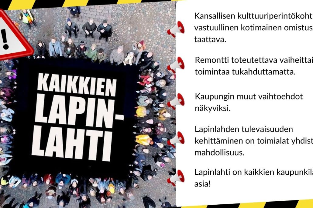 Lapinlahti-yhteisö hämmästelee ehdotusta luovuttaa enemmistöosuus elävästä kansallisesta kulttuuriperinnöstä yksityisellekiinteistösijoittajalle