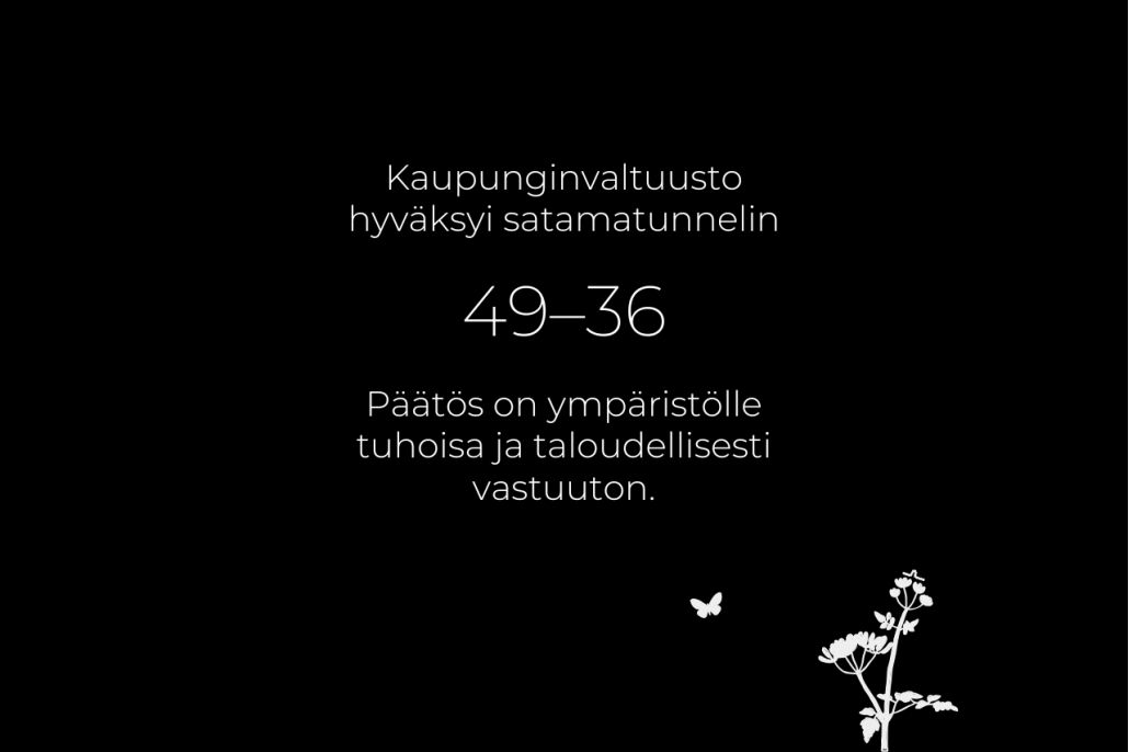 Mustalla taustalla on sama teksti kuin artikkelin otsikossa