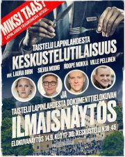 🔥Huikeat puhujat ovat varmistuneet: Laura Birn, Silvia Modig, Roope Mokka ja Ville Pellinen keskustelevat ensi maanantain Miksi taas? -elokuvaillassa Lapinlahden tilanteesta ja merkityksestä helsinkiläisille ja suomalaisille.
Keskustelijat:
Laura Birn, näyttelijä ja Lapinlahden pitkäaikainen tukija
Silvia Modig, poliitikko ja toimittaja
Roope Mokka, tulevaisuudentutkija, taiteilija ja kaupunkikehittäjä (Demos Helsinki)
Ville Pellinen, Lapinlahden Lähde Oy:n toimitusjohtaja
Lisää tietoa tapahtumasta:
🎬❗️Ilmaisnäytös ja keskustelutilaisuus ma 14.9. klo 17.30 alkaen: Taistelu Lapinlahdesta – tule ja osallistu taisteluun!
🗣️MIKSI TAAS? -elokuvailta kutsuu Lapinlahteen upeita keskustelijoita pohtimaan Lapinlahden tulevaisuutta, joka on jälleen kerran uhan alla.
Illan aikana Lapinlahti-säätiö esittää Klaus Welpin Taistelu Lapinlahdesta -dokumenttielokuvasta ilmaisnäytöksen.
Tervetuloa Lapinlahden auditorioon katsomaan, kuuntelemaan ja osallistumaan. Auditorioon mahtuu noin 90 ensimmäistä. Jos tulijoita on enemmän, esitetään elokuva samaan aikaan myös Osasto5:ssä.
Heti elokuvan jälkeen järjestetään keskustelupaneeli, jossa kerrotaan Lapinlahtea jälleen uhkaavasta yksityistämisaikeesta ja keskustellaan siitä, miksei vuosien ajan alueen suunnitteluun osallistettuja helsinkiläisiä olla kuunneltu?
Keskustelutilaisuus pyritään myös kuvaamaan sosiaalisessa mediassa livelähetyksenä. @lapinlahdenlahde
Yhteyshenkilö: kristian.wahlbeck(at)gmail.com, +358 400 753 886
#kaikkienlapinlahti