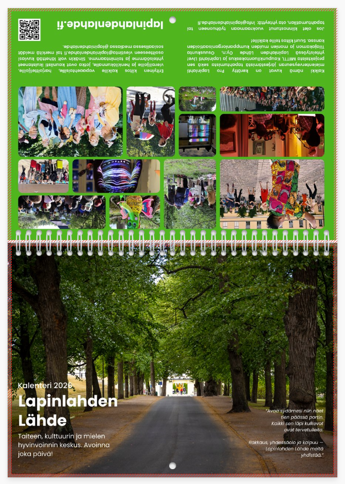 Lapinlahden Lähde vuosikalenteri 2026