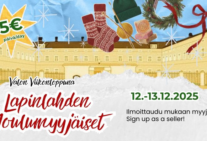 lapinlahden joulumyyjäiset 2025