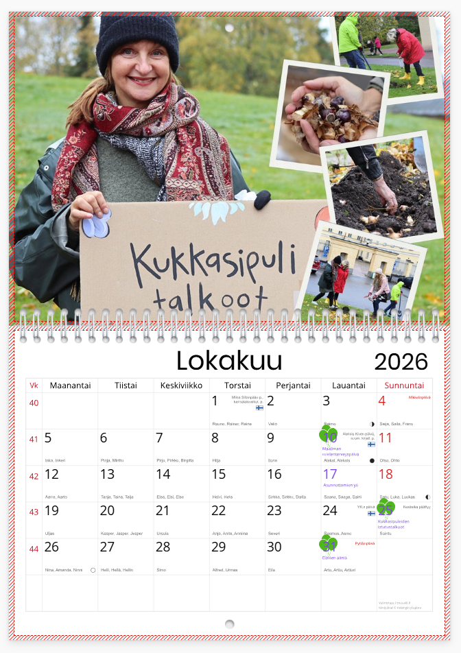 Lapinlahden Lähde vuosikalenteri 2026