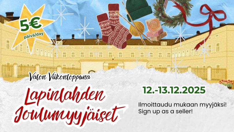 lapinlahden joulumyyjäiset 2025