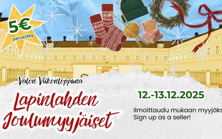 lapinlahden joulumyyjäiset 2025