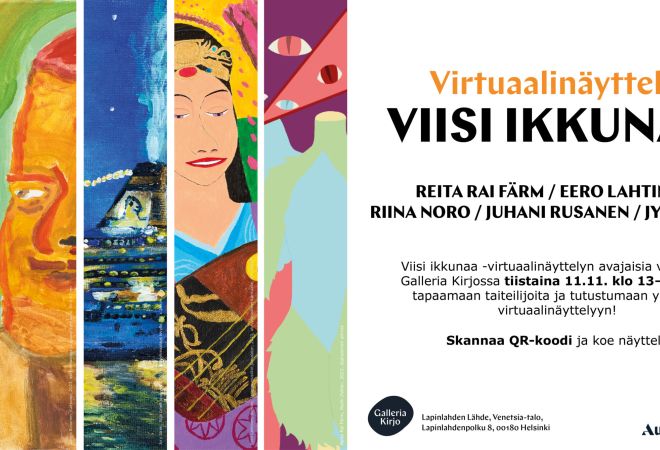 Viisi ikkunaa, Galleria Kirjo.