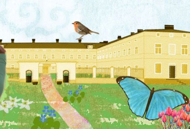 Joogaa Lapinlahdessa.