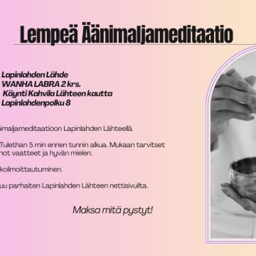 Lempeä äänimaljameditaatio 30.1.26