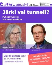 Tervetuloa maanantaina 3.11. klo 17 Lapinlahden Auditorioon kuuntelemaan asiantuntijoiden puheenvuoroja ja keskustelemaan Satamatunnelista!

Meillä on ilo julkistaa ensimmäiset puhujat: 📍OTM Laura Kolehmainen on Lakiasiaintoimisto Maailman toimitusjohtaja ja toinen perustaja. Lakiasi­ain­toimisto Maailma on voittoa tavoittelematon toimija, joka ajaa ympäristön ja ympäristöaktivistien asiaa oikeusteitse. Toiminnan tavoitteena on kasvattaa ympäristön painoarvoa oikeudessa strategis­esti valittujen oikeudenkäyntien kautta.

Lakiasiaintoimiston ensimmäistä oikeudenkäyntiä, joka koski Stansvikin metsäkiistaa, on kuvattu historialliseksi ennakkotapaukseksi. Helsingin käräjäoikeus päätti, että aktivisteilla oli oikeus käyttää kansalaistottelemattomuutta lailla suojatun noron tuhoamisen estämiseksi.

Kolehmainen käsittelee maanantain puheenvuorossaan kirvelilattakoita ja luonnonsuojelulakia.

📍Vastikään taiteen akateemikoksi nimitetty arkkitehti SAFA Mona Schalin on korjausrakentamisen ja rakennettujen kulttuuriympäristöjen suojelun asiantuntija. Maanantaina Schalin kertoo, millaisia kulttuuriperintöarvoja Lapinlahden puistoon liittyy ja miksi sen suojeleminen rakentamiselta on tärkeää.

📍Panu Lehtovuori on Tampereen yliopiston yhdyskuntasuunnittelun teorian professori. Hän on kaupunkisuunnittelun, kestävän rakentamisen ja julkisen kaupunkitilan asiantuntija. Lehtovuori kertoo maanantaina Satamatunneli-hankkeen suhteesta kestävään rakentamiseen.

Lisää puhujia tulossa – seuraa tapahtumailmoitusta Lapinlahden Lähteen nettisivulla tai Facebookissa uusien julkistusten suhteen!

Järjestäjät: Pro Lapinlahti mielenterveysseura ry, Helsingin luonnonsuojeluyhdistys