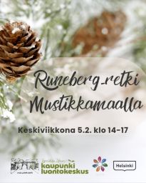 Kaupunkiluontokeskuksen luonto- ja hyvinvointitoimintamme on jälleen käynnistynyt ja tammikuun tapahtumat ovat olleet mukavan suosittuja 😊 Tule mukaan kaikille avoimiin ja ilmaisiin tapahtumiin! Joissain pajoissa on pieni materiaalimaksu. Katso lisätietoja lapinlahdenlahde.fi/tapahtumat tai Kaupunkiluontokeskuksen sivuilta (linkki biossa)

Helmikuun tapahtumia:

- Runeberg-retki Mustikkamaalla ke 5.2. klo 14-17 (ennakkoilmoittautuminen nettisivuilla)
- Toimintatiistait - Tuesday activities tiistaisin klo 13-16. Helmikuussa aiheina 4.2. Yrtit ja hemmottelu, 18.2. Lapinlahden luontoaiheinen historiakierros ja 25.2. Metsämieltä ja maalailua. Huom. 11.2. ei toimintaa
- Rento mieli ja keho-tunnit helmikuussa 4.2., 18.2. ja 25.2. klo 16-17 (ennakkoilmoittautuminen nettisivuilla)
- Hellitä vähän! -polku Lapinlahden puistossa, polku helmikuun loppuun asti. Kartta löytyy tapahtuman kuvasta tai laminoituja karttoja voi lainata @kahvilalahde käytävän esitepisteeltä.

Yhteistyössä: @prolapinlahtiry
@lapinlahdenlahde
@miitti1

#lapinlahtionkaikkien
#kaupunkiluontokeskus #lapinlahdenluontokeskus #luontoretki #luontotoiminta #hyvinvointialuonnosta #prolapinlahti