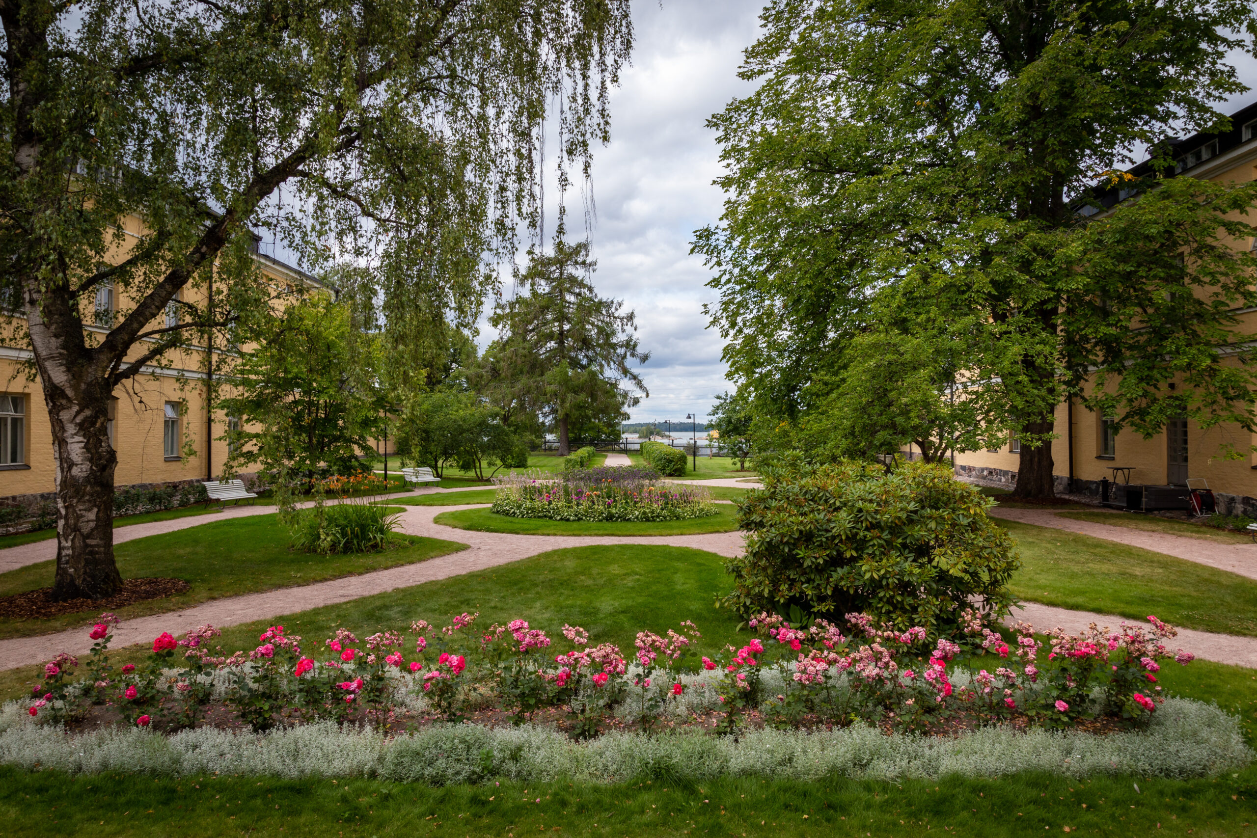 Lapinlahden Lähteen takapihakuva