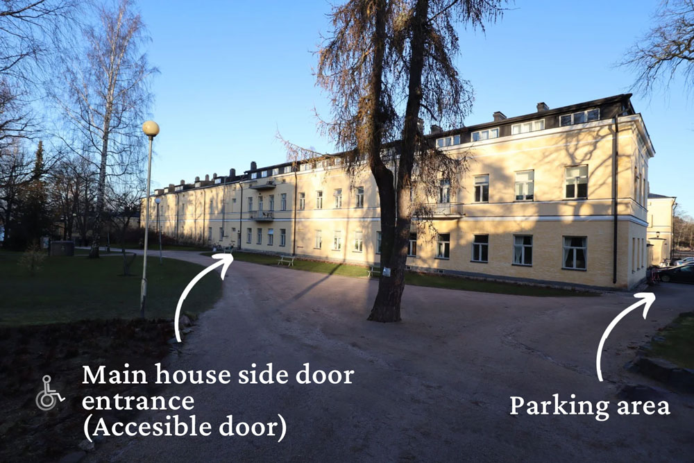 South side of Lapinlahti main building