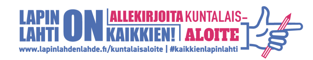 kuntalaisaloite lapinlahti on kaikkien