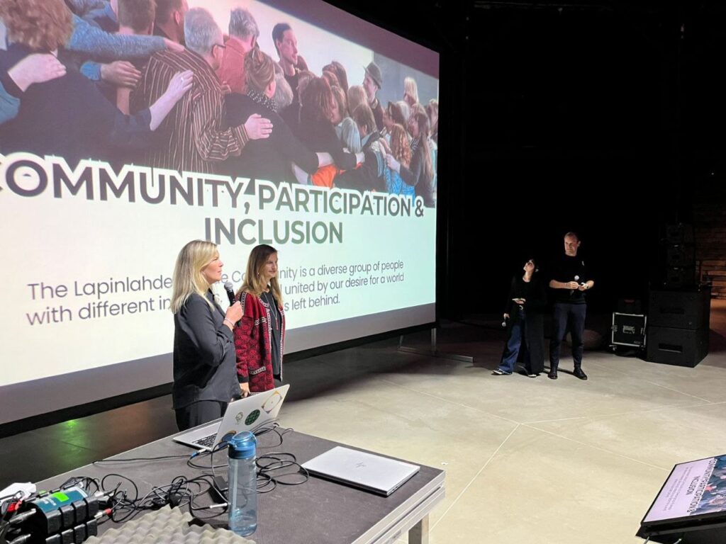 Lapinlahti-presentaatio Riiassa.