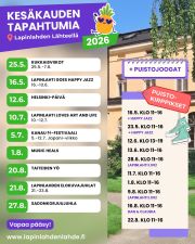 Upean Japani-viikon jälkeen lisää Pro Lapinlahden isompia tapahtumia taas elokuussa! Lapinlahden Lähde on kuitenkin auki koko heinäkuun joka päivä, joten tervetuloa näyttelyihin, kahvilaan, puistoon, rannalle, saunaan, Mental Museumiin ja Kaupunkiluontokeskuksen tapahtumiin! #KaikkienLapinlahti