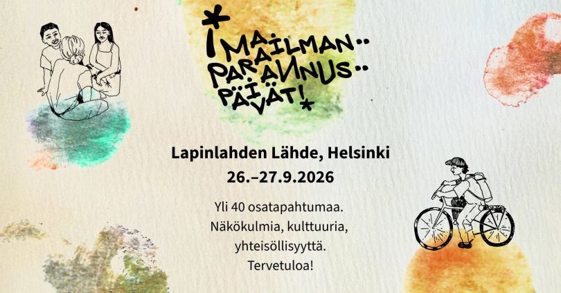 Kuva on Maailmanaparannuspäivien mainoskuva
