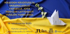 Kirjeiden kirjoitusilta ukrainalisille vangeille, joita pidetään laittomasti Venäjän vankiloissa.