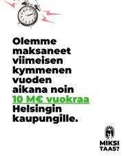 Tiesitkö, että Lapinlahden nykytoimijat ovat viimeisten kymmenen vuoden aikana maksaneet Helsingin kaupungille noin 10 miljoonaa euroa vuokraa?
Samalla, vuosina 2016–2023, Helsingin kaupunki on perustellusti kohdistanut tukea Maria 01 -startup-kampuksen kiinteistöihin, infrastruktuuriin ja vuokriin noin 4,4 miljoonaa euroa. Startup Maria Oy on myös saanut kaupungin innovaatiorahastosta noin 1,8 miljoonaa euroa vuosina 2018–2024. Kaupunki on perustellut tukea työpaikoilla, kasvuyrityksillä ja kaupungin elinvoimalla. On mielestämme hienoa, että uusien ideoiden kehittelyyn kannustetaan ja Maria 01:een panostetaan.
Lapinlahden kohdalla keskustelu kuulostaa usein aivan toisenlaiselta. Puhutaan matalista vuokrista ja kaupungin tuesta pienelle toimijajoukolle, vaikka vuokratasoa pitäisi verrata vastaavan kuntoisiin, suojeltuihin ja peruskorjaamattomiin tiloihin. Sosiaalisiin innovaatioihin ja kokeilukulttuuriin ei vastaavalla tavalla kannusteta, koska niistä saatava hyöty ei ole helposti mitattavissa rahassa.
Lapinlahden toimijat ovat kuitenkin maksaneet noin 10 miljoonaa euroa vuokraa ja pitäneet tilat elävinä sekä käyttökelpoisina. Alueen moninaisuus on ruokkinut innovaatioita ja siellä on toiminut satamäärin pienyrityksiä.
Samalla Lapinlahdessa on syntynyt yhteiskunnallista arvoa, jota ei voi mitata vain työpaikkoina tai yritysten määränä:
– mielen hyvinvointia
– maksutonta kulttuuria, taidetta ja tapahtumia
– kaikille avoimen kaupunkitilan mahdollistamaa yhteisöllisyyttä ja osallisuutta
– kuntoutumista takaisin työelämään
– työtiloja hyvinvointi- ja kulttuurialan toimijoille
– kulttuuriperinnön jatkuvuutta
– kansainvälistä arvostusta nauttiva kaupunkikulttuurin keskus
Helsingin kaupunki näkee Maria 01 -yhteisön luoman arvon. Myös Lapinlahden tuottama arvo ansaitsee tulla nähdyksi.
Molemmat ovat kaupungille arvokkaita.
Kerro se poliittisille päättäjille nettisivulta löytyvien ohjeiden avulla tänään, sillä he keskustelevat Lapinlahden tulevaisuudesta huomenna torstaiaamuna 17.9.! Kiitos, että autat tekemään Lapinlahden arvoa näkyväksi!
#KaikkienLapinlahti