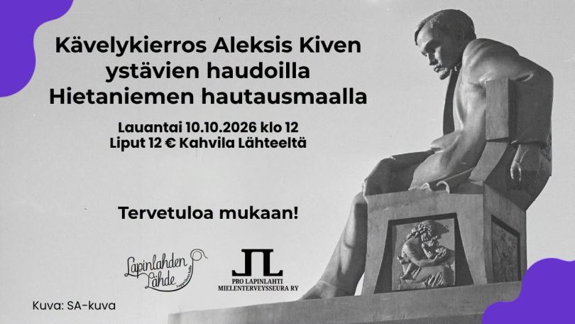 Aleksis Kiven patsas.