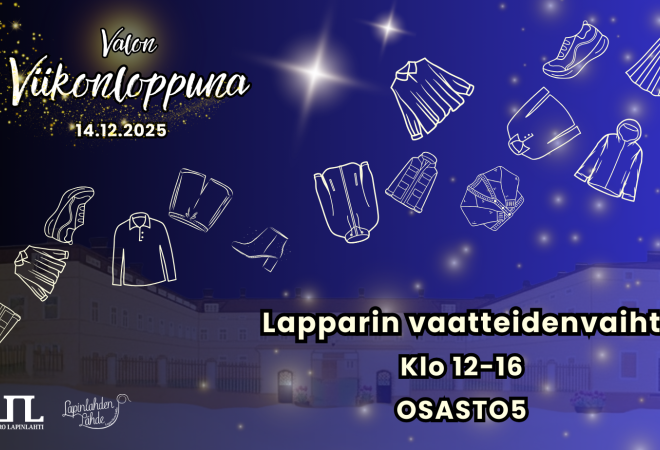 Lapparin vaatteidenvaihto 14.12.2025