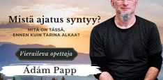 Kuva on tapahtuman mainoskuva, jossa on Ádám Papp.