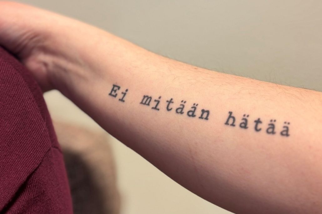 tatuoitu käsivarsi