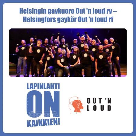 Helsingin gaykuoro Out 'n loud ry – Helsingfors gaykör Out 'n loud rf  kuva