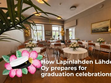 Photo of a Lapinlahti venue for graduation celebrations
