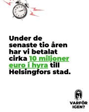 Visste du att de nuvarande aktörerna i Lappviken under de senaste tio åren har betalat cirka 10 miljoner euro i hyra till Helsingfors stad?
Samtidigt har Helsingfors stad under åren 2016–2023 beviljat stöd på cirka 4,4 miljoner euro till fastigheter, infrastruktur och hyror för startup-campuset Maria 01. Startup Maria Oy har dessutom erhållit cirka 1,8 miljoner euro från stadens innovationsfond under åren 2018–2024. Staden har motiverat stödet med hänvisning till arbetstillfällen, tillväxtföretag och stadens livskraft. Vi tycker att det är fantastiskt att man uppmuntrar utvecklingen av nya idéer och satsar på Maria 01.
När det gäller Lappviken låter diskussionen ofta helt annorlunda. Man talar om låga hyror och stadens stöd till en liten grupp aktörer, trots att hyresnivån borde jämföras med likvärdiga, kulturhistoriskt värdefulla och skyddade samt orenoverade lokaler. Sociala innovationer och en experimentkultur uppmuntras inte på samma sätt, eftersom nyttan av dem är svårare att mäta i pengar.
Aktörerna i Lappviken har dock betalat cirka 10 miljoner euro i hyra och hållit lokalerna levande och användbara. Områdets mångfald har främjat innovationer och ett stort antal småföretag har varit verksamma där.
Samtidigt har det i Lappviken skapats ett värde för samhället som inte enbart kan mätas i antal arbetstillfällen eller företag:
– psykiskt välbefinnande
– kostnadsfri kultur, konst och evenemang
– gemenskap och delaktighet som möjliggörs av ett stadsrum öppet för alla
– återgång till arbetslivet
– arbetslokaler för aktörer inom välbefinnande- och kultursektorn
– fortlevnad av kulturarvet
– ett centrum för stadskultur som åtnjuter internationell uppskattning
Helsingfors stad ser det värde som Maria 01-gemenskapen skapar. Även det värde som Lappviken bidrar med förtjänar att uppmärksammas.
Båda är värdefulla för staden.
Berätta det för de politiska beslutsfattarna med hjälp av instruktionerna på webbplatsen redan idag, eftersom de diskuterar Lappvikens framtid imorgon, torsdag morgon den 17 september!
Tack för att du hjälper till att synliggöra Lappvikens värde!
#AllasLappviken