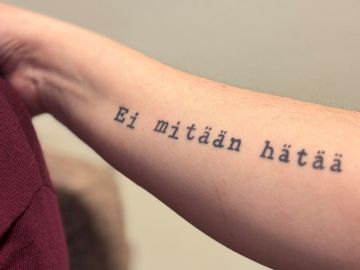 tatuoitu käsivarsi