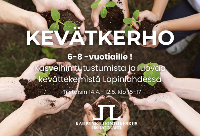 Käsiä, joissa kesäkurpitsan taimia.