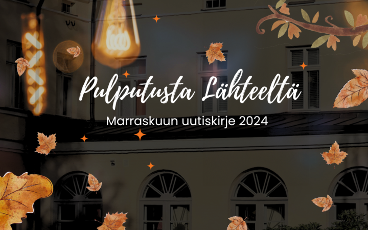 Marraskuun uutiskirje kansikuva