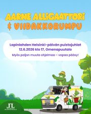 Tule kuuntelemaan Aarne Alligaattori & Viidakkorumpua Lapinlahteen Helsinki-päivän puistojuhlaan Omenapuutalolla 12.6. klo 17!

Aarne Alligaattori & Viidakkorumpu on suomalaisen lastenmusiikin rakastettu ikisuosikki, jonka iloiset viidakkorytmit, vauhdikkaat kappaleet ja hyväntuulinen hassuttelu ovat viihdyttäneet perheitä jo vuosien ajan. Yhtyeen energiset esiintymiset täyttyvät musiikista, leikistä ja yhteisestä riemusta tavalla, joka saa niin pienet kuin suuretkin laulamaan, tanssimaan ja heittäytymään mukaan viidakkomenoon.

Tervetuloa!

#KaikkienLapinlahti #HelsinkiPäivä