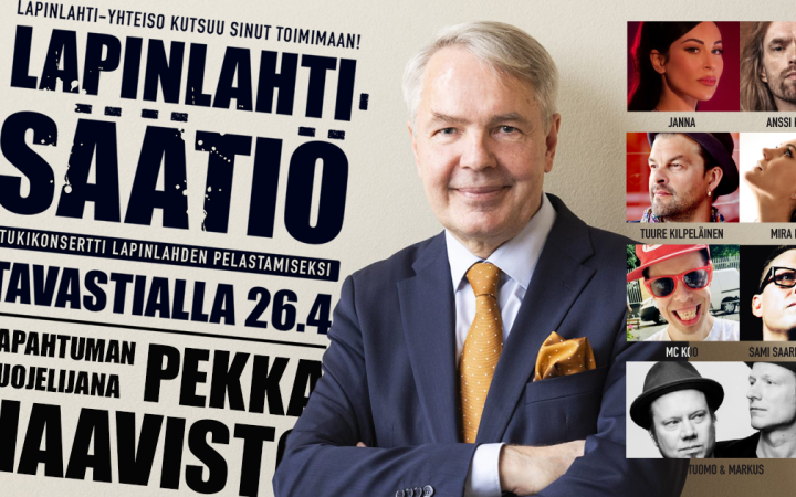 Pekka Haavisto Lapinlahden Lähteen Suojatti