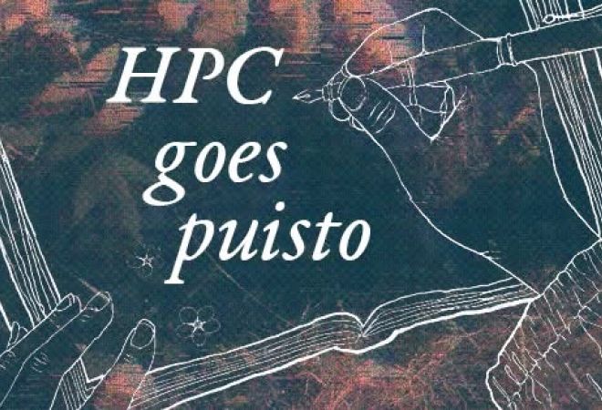 Kuva on HPC Goes Puisto -tapahtuman mainoskuva.