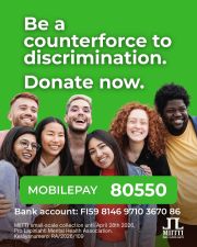 94% of those involved in MIITTI’s activities responded in a survey that their participation had improved their well-being. That is a truly significant percentage. The upcoming funding cuts are also significant.
Our ongoing fundraiser helps support MIITTI’s free activities, which bring together people who have moved to Finland and those who have lived here for a long time. MIITTI plays a vital role in fostering friendships and a sense of belonging.
Join us in the fight against discrimination: get involved and donate!
Mobilepay 80550
In 2025, before the funding cuts, MIITTI’s activities were extensive:
17 regularly meeting groups, with over 380 meetings
13 major events
9 workshops and discussion sessions
10 visits to reception centers and schools
"Thanks to these activities, my life as an immigrant in Finland has improved so much!" says one participant.
Friendships have been formed on the badminton court, in the sauna, on the jogging trails, and during language discussions for nine years now.
Funding is now being cut by a quarter.
Stand up against discrimination – donate now!
Mobilepay 80550
Account number: FI5981469710367086
Thank you!
The purpose of the MIITTI small-scale fundraiser organized by Pro Lapinlahti Mental Health Association is to organize activities that reduce loneliness and support mental health at Lapinlahden Lähde.
Fundraising ID: RA/2026/109 | Fundraising period: Jan. 29–Apr. 28, 2026
Lapinlahdenpolku 8, 00180 Helsinki | viestinta@lapinlahdenlahde.fi | +358 400 450 065