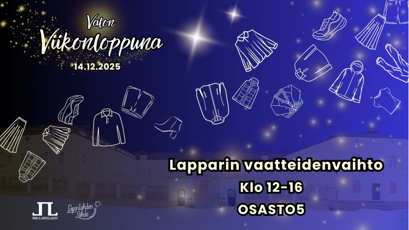 Lapparin vaatteidenvaihto 14.12.2025