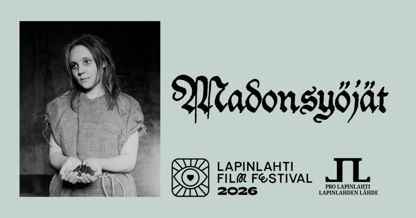 Kuva on Madonsyöjät-näyttelyn mainoskuva