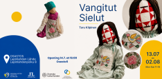 Kuva on Vangitut Sielun -näyttelyn mainoskuva