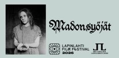 Kuva on Madonsyöjät-näyttelyn mainoskuva