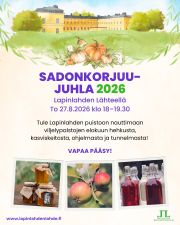 Tule Lapinlahden perinteiseen sadonkorjuujuhlaan torstaina 27.8. klo 18–19.30 puiston viljelypalstoille! Luvassa on muun muassa ajankohtaiskatsaus Lapinlahden tilanteeseen, herkullisia palstaviljelijöiden myymiä tuotteita, teatteriesitys sekä Lapinlahden puistoon liittyviä tarinoita! Lisäksi tarjolla on maistiaisia yhteisöviljelykerhon taidenäyttelystä!

Tervetuloa mukaan!