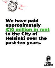 Did you know that the current operators at Lapinlahti have paid the City of Helsinki around 10 million euros in rent over the last ten years?
At the same time, between 2016 and 2023, the City of Helsinki provided around 4.4 million euros in support for the premises, infrastructure and rent costs of the Maria 01 start-up campus. Startup Maria Oy has also received around 1.8 million euros from the city’s innovation fund between 2018 and 2024. The city has justified this support on the grounds of job creation, high-growth companies and the city’s vitality. We think it’s great that the development of new ideas is being encouraged and that the city is investing in Maria.
When it comes to Lapinlahti, the discussion often sounds quite different. There is talk of low rents and city support for a small group of operators, even though the rent level should be compared with comparable listed, unrenovated premises. Social innovations and a culture of experimentation are not encouraged in the same way, as the benefits they provide are not easily quantifiable in monetary terms.
However, the operators in Lapinlahti have paid around 10 million euros in rent and kept the premises vibrant and functional. The diversity of the area has fuelled innovation, and a large number of small businesses have operated there.
At the same time, Lapinlahti has generated social value that cannot be measured solely in terms of jobs or the number of businesses:
– mental well-being
– free access to culture, arts and events
– a sense of community and inclusion fostered by urban spaces open to all
– support for returning to working life
– workspaces for organisations in the well-being and cultural sectors
– the continuity of cultural heritage
– a centre of urban culture that enjoys international recognition
The City of Helsinki recognises the value created by the Maria 01 community. The value generated by Lapinlahti also deserves to be recognised.
Both are valuable to the city.
Let the political decision-makers know this today by following the instructions on the website, as they will be discussing Lapinlahti’s future tomorrow, Thursday morning, 17/9. #EverybodysLapinlahti
