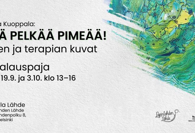 Kuva on Kaisa Kuoppalan maalauspajan mainoskuva