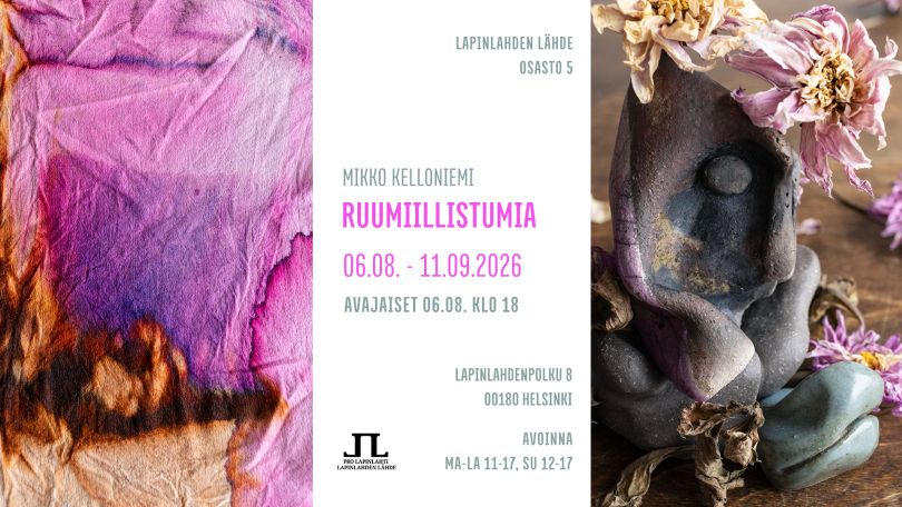 Kuva on Ruumiillistumia-näyttelyn mainoskuva.