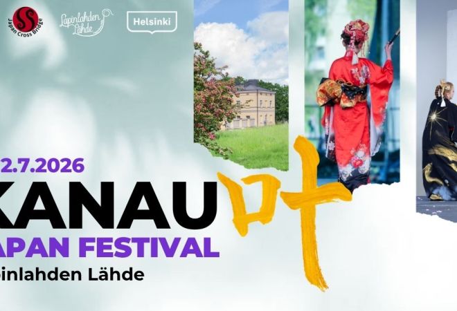 Kuva on KANAU Japan Festivalin mainoskuva