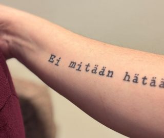tatuoitu käsivarsi