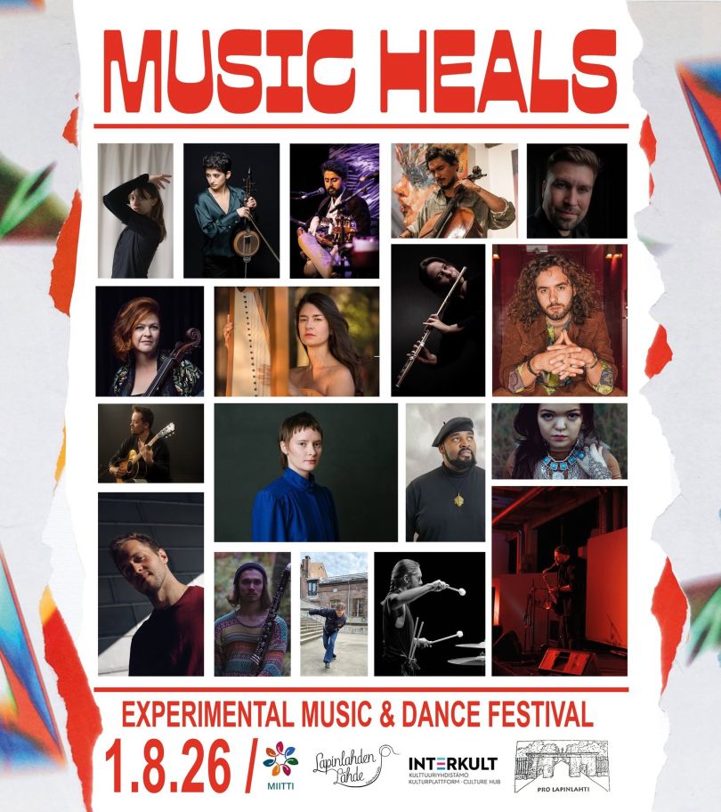 Music heals poster