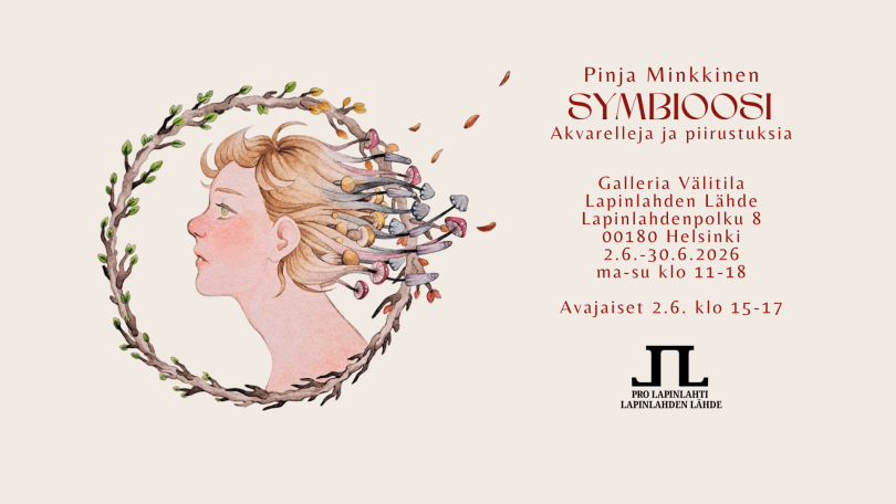 Symbioosi Pinja Minkkinen 2.6.-30.6.2026 Galleria Välitila
